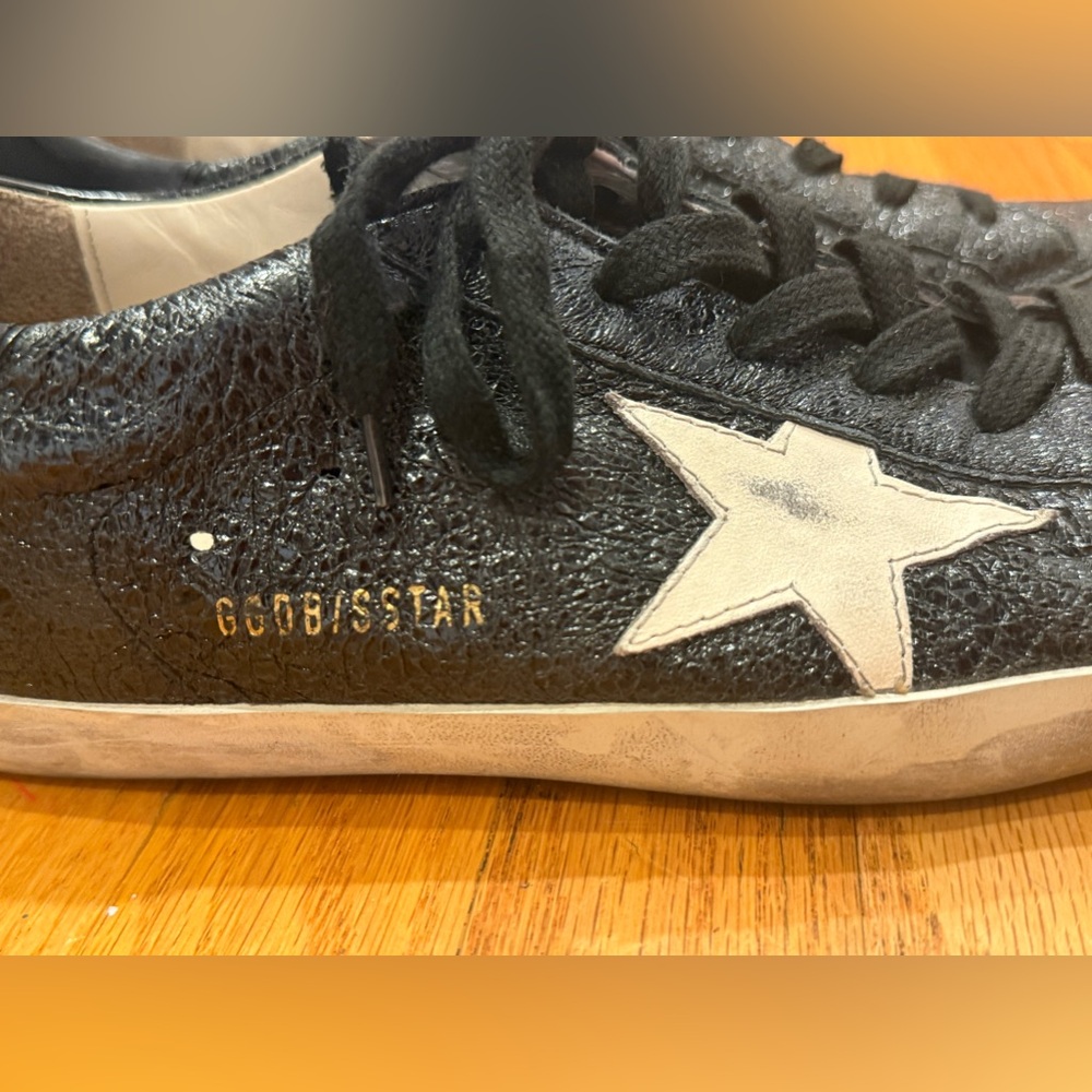 Golden Goose Black and White star designer Sneakers - Picture 4 of 9